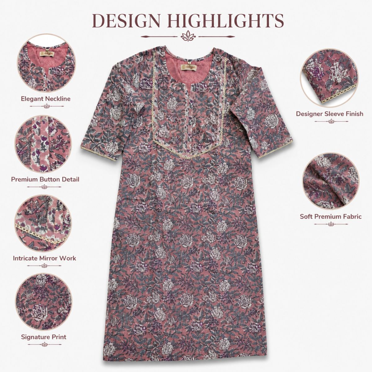 Traditional ethnic Kurta set
