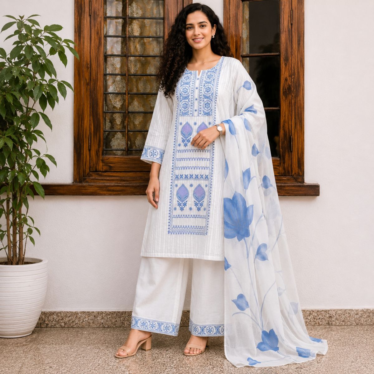 Premium Women's White & Image